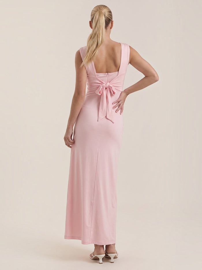 Rhoda Robe Longue Froncée