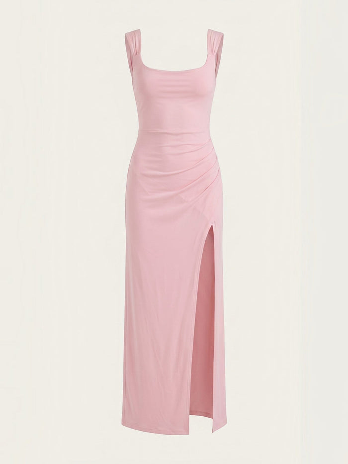 Rhoda Robe Longue Froncée