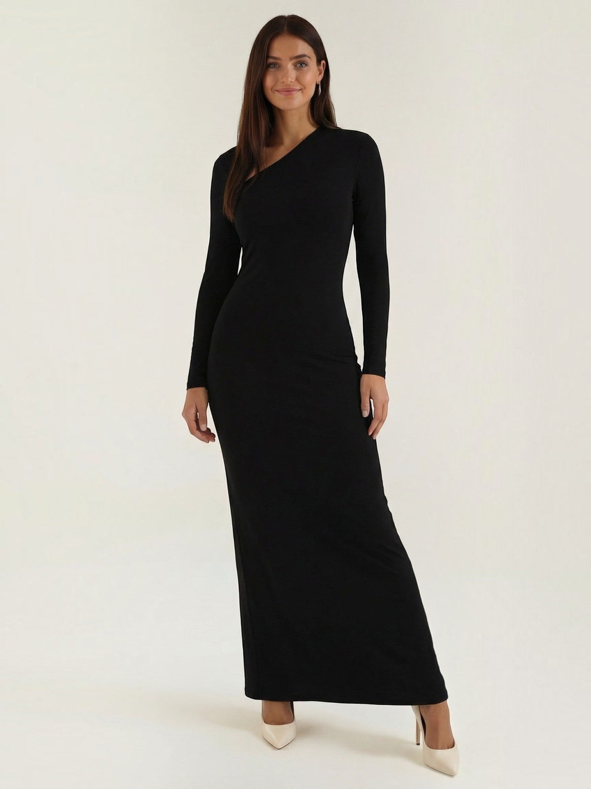 Roberta Robe Longue Près Du Corps