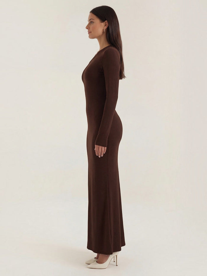 Roberta Robe Longue Près Du Corps