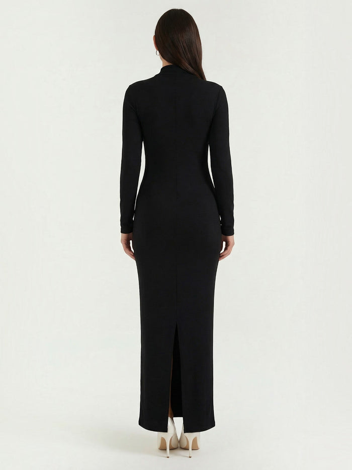 Roberta Robe Longue Près Du Corps