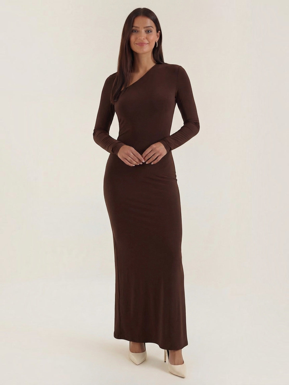 Roberta Robe Longue Près Du Corps
