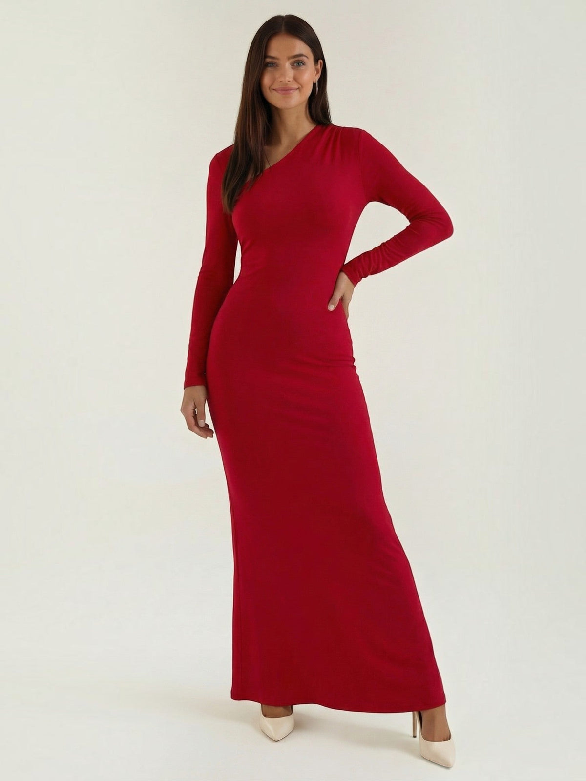 Roberta Robe Longue Près Du Corps