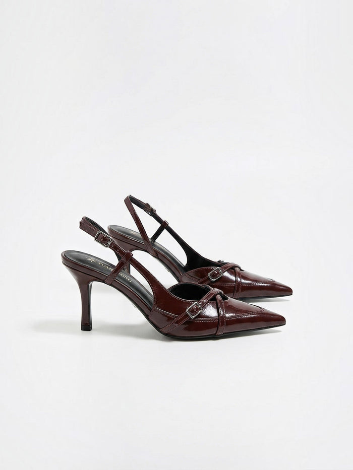 Samantha Escarpin Slingback À Boucle