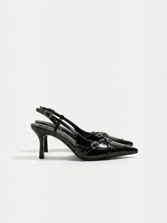 Samantha Escarpin Slingback À Boucle