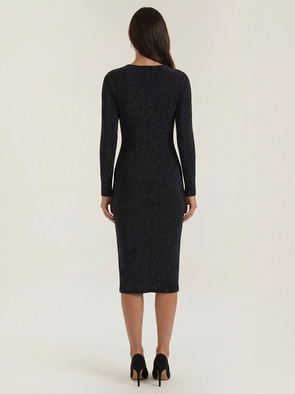 Seraphine Robe Midi À Effet Scintillant