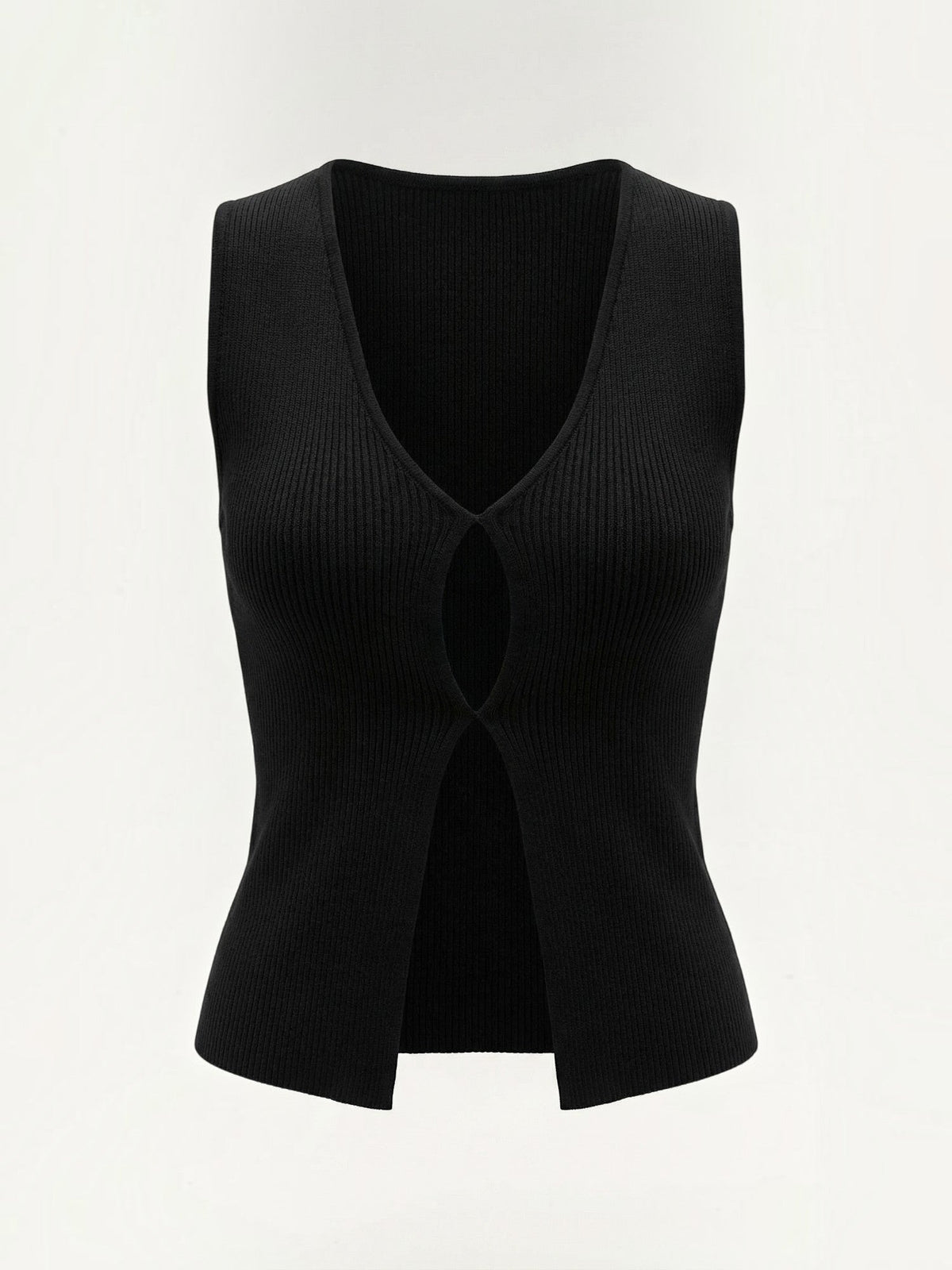 Sharon Débardeur En Maille Style Gilet