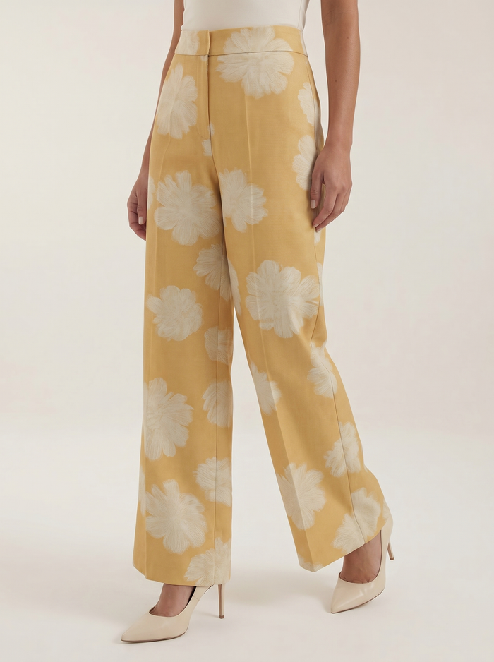 Susan Pantalon À Motif Fleuri