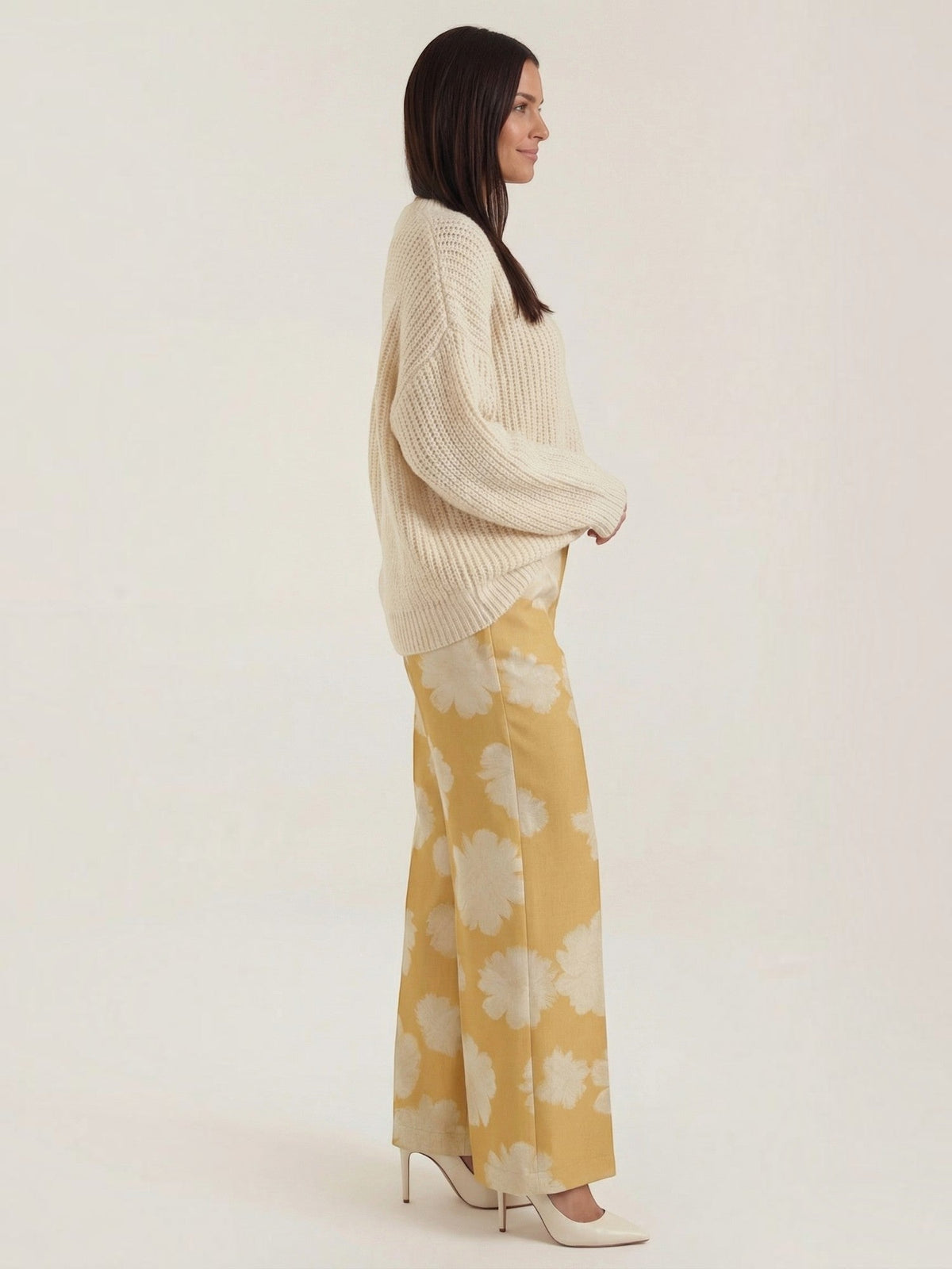 Susan Pantalon À Motif Fleuri