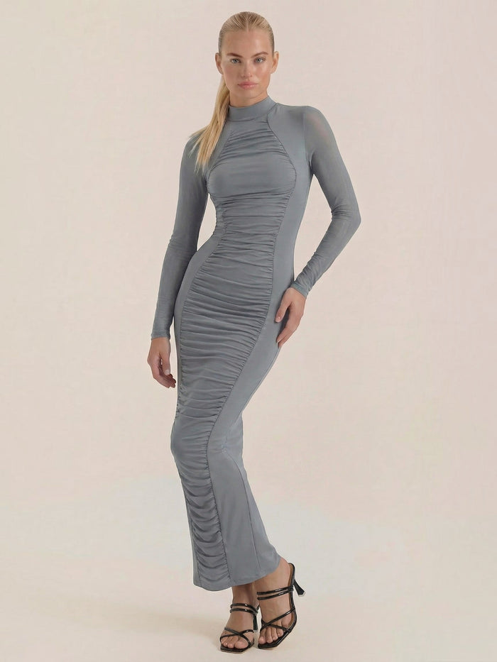 Susanna Robe Longue Froncée
