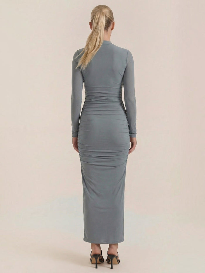 Susanna Robe Longue Froncée