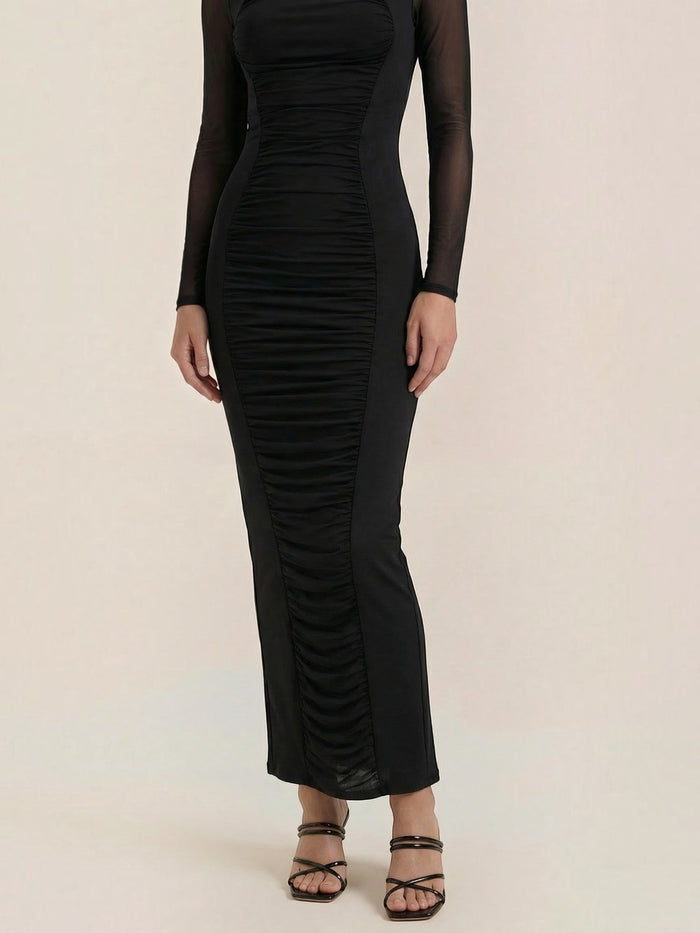Susanna Robe Longue Froncée