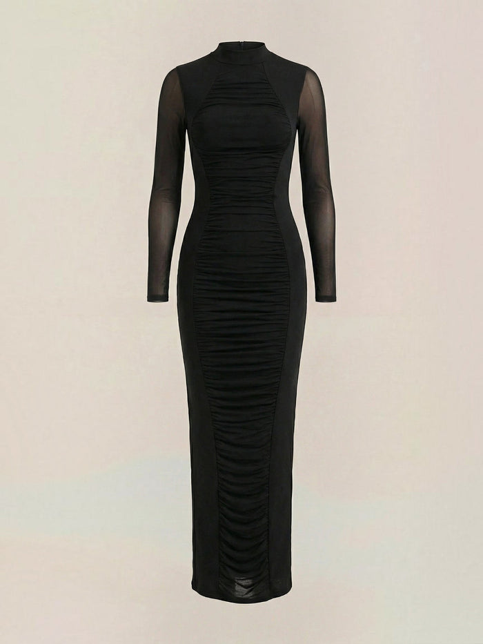 Susanna Robe Longue Froncée