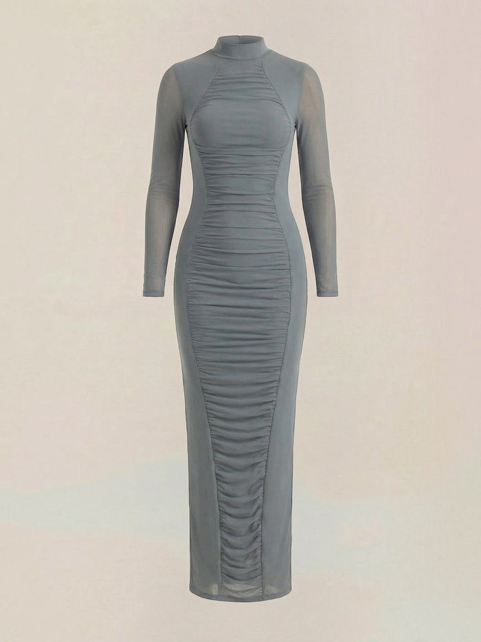 Susanna Robe Longue Froncée