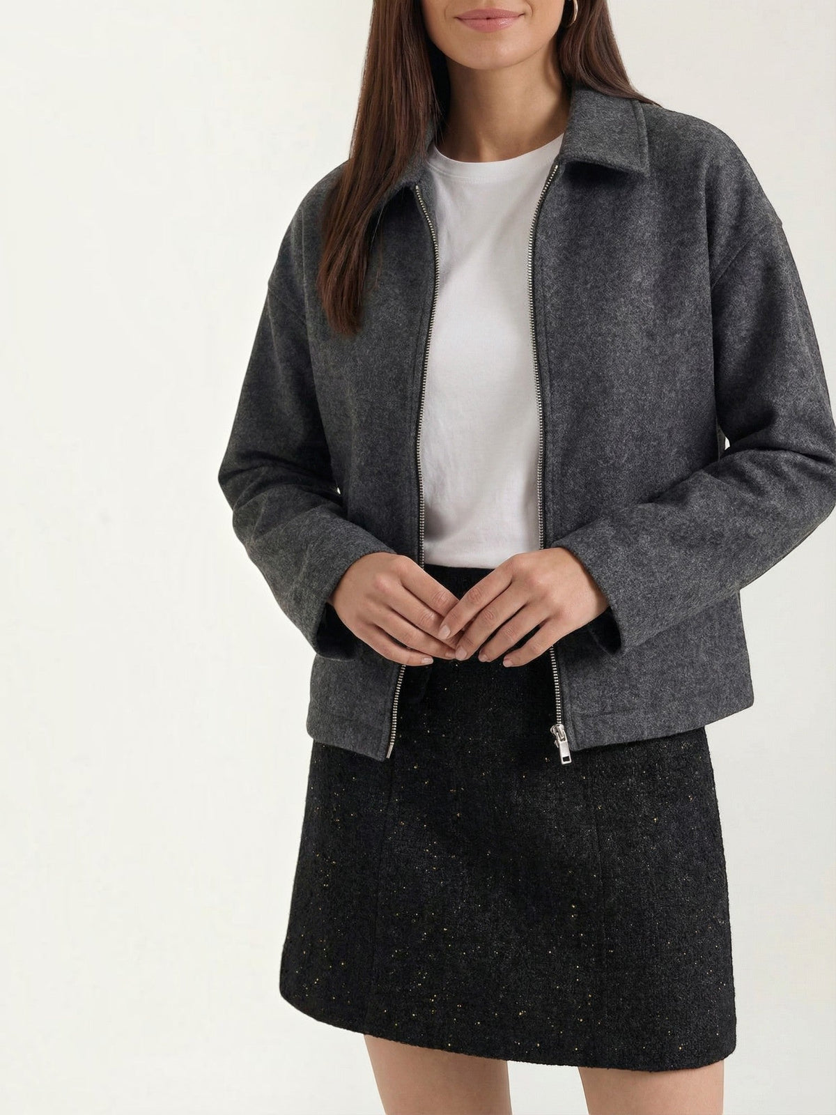 Teresa Kurzjacke mit Reißverschluss