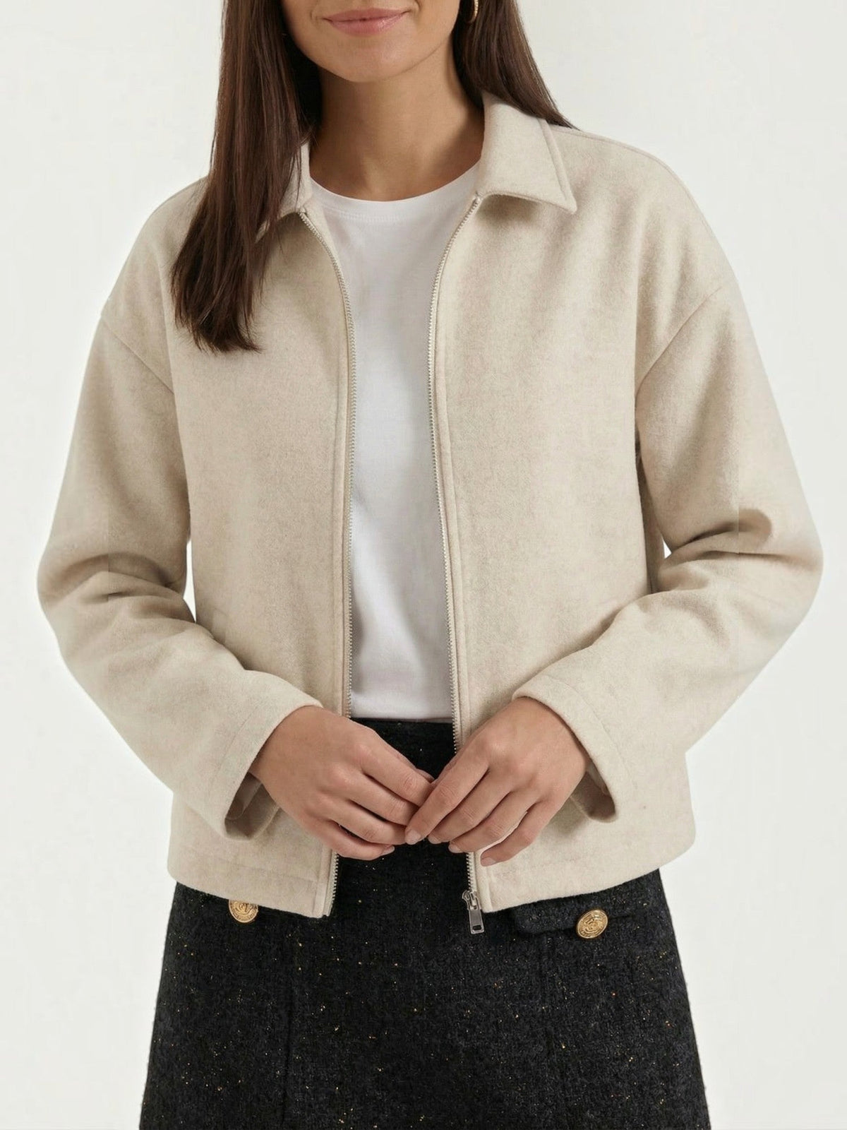 Teresa Kurzjacke mit Reißverschluss