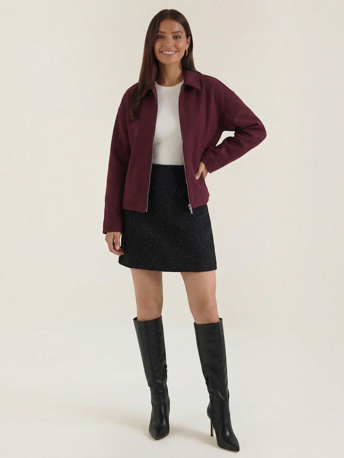 Teresa Kurzjacke mit Reißverschluss