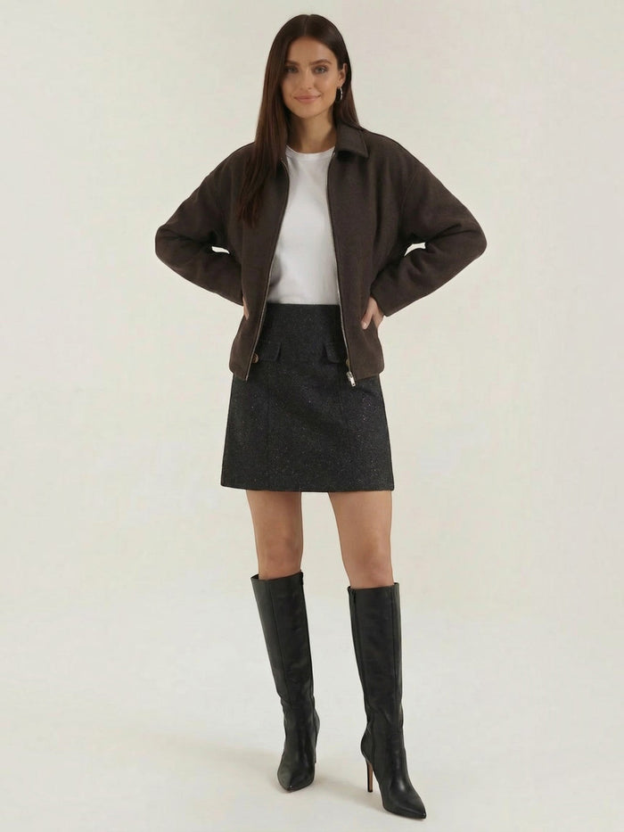 Teresa Kurzjacke mit Reißverschluss