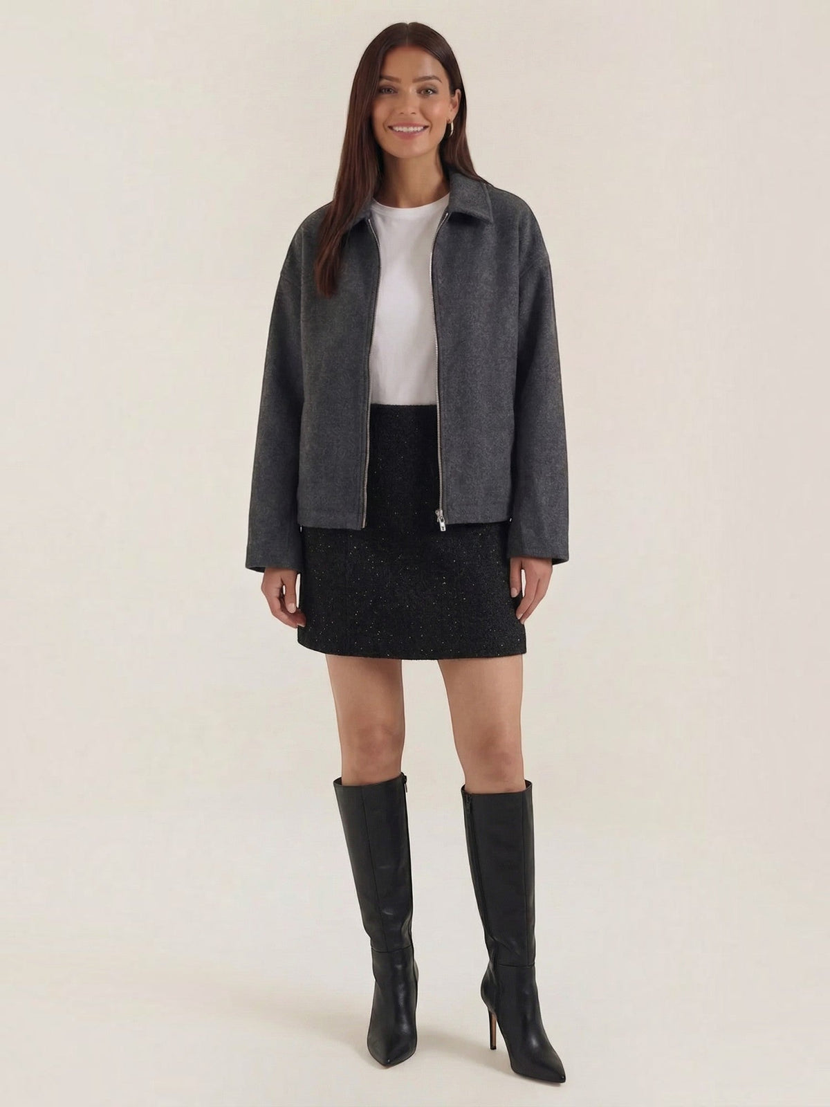 Teresa Kurzjacke mit Reißverschluss