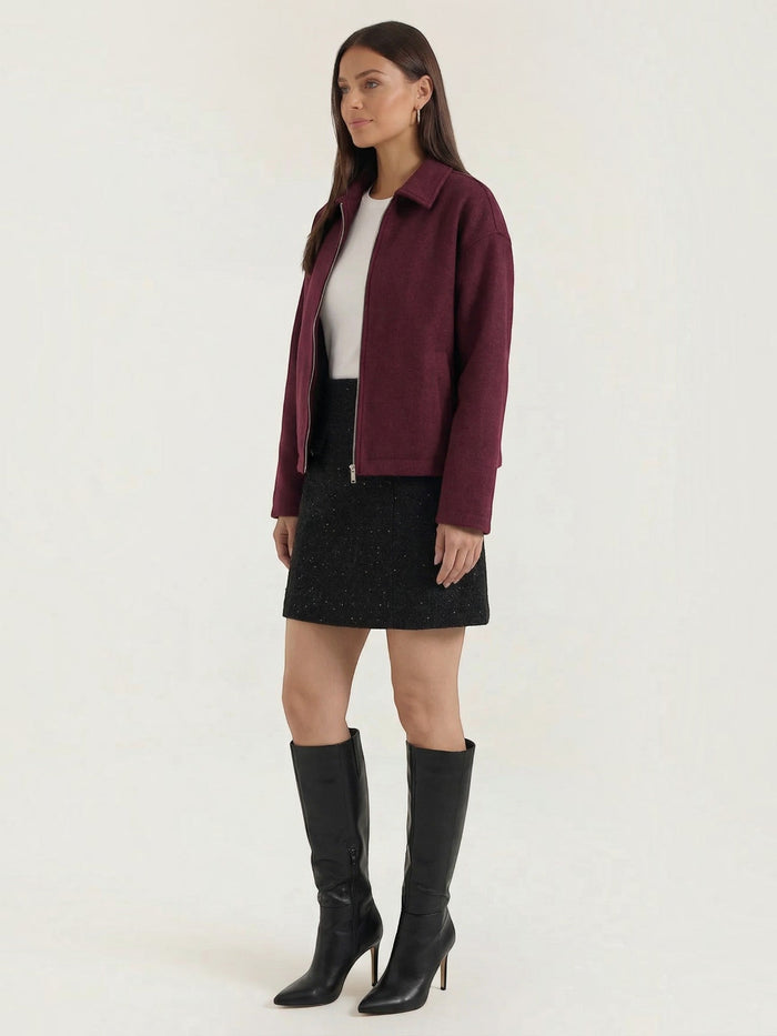 Teresa Kurzjacke mit Reißverschluss