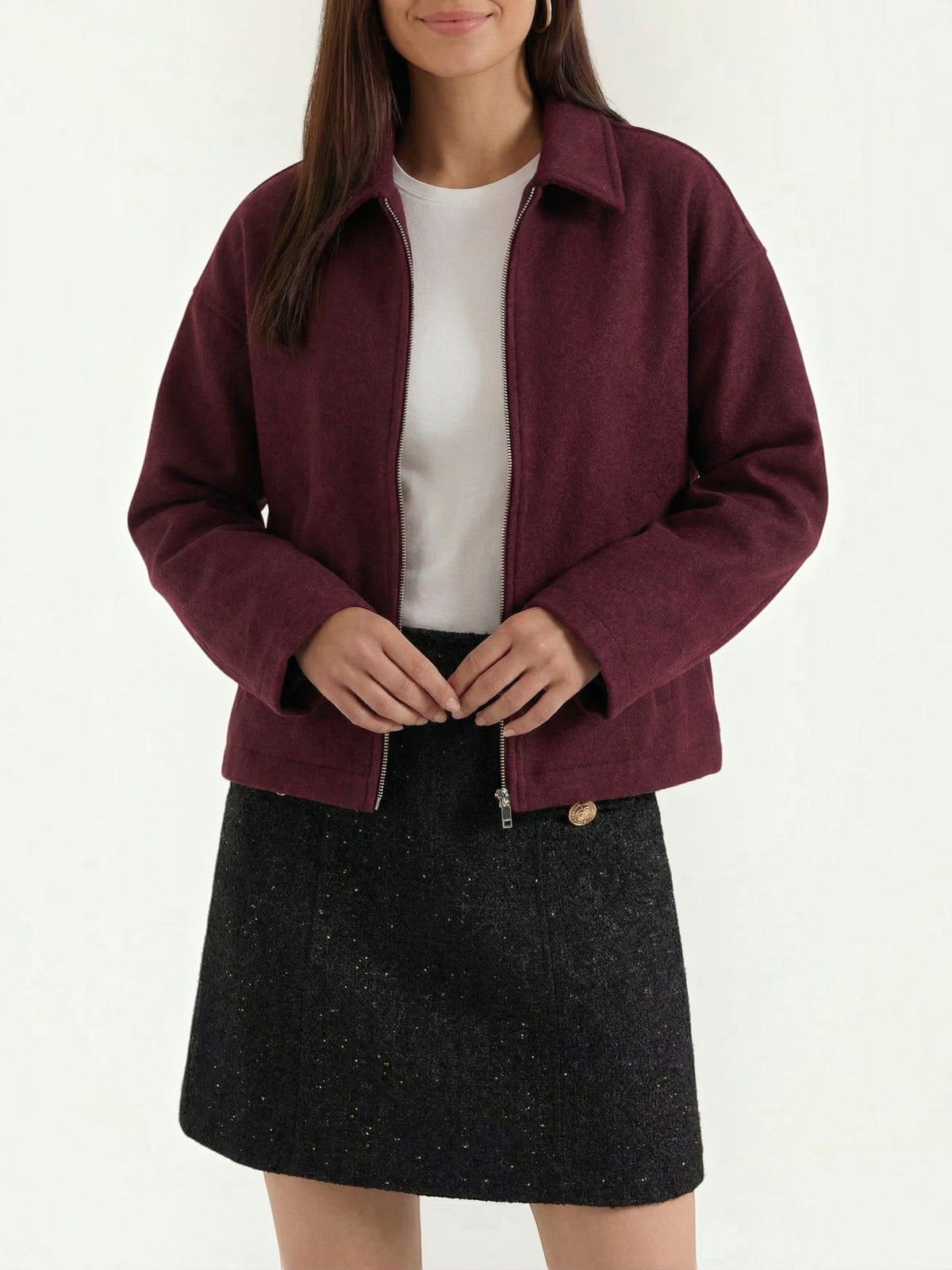 Teresa Kurzjacke mit Reißverschluss
