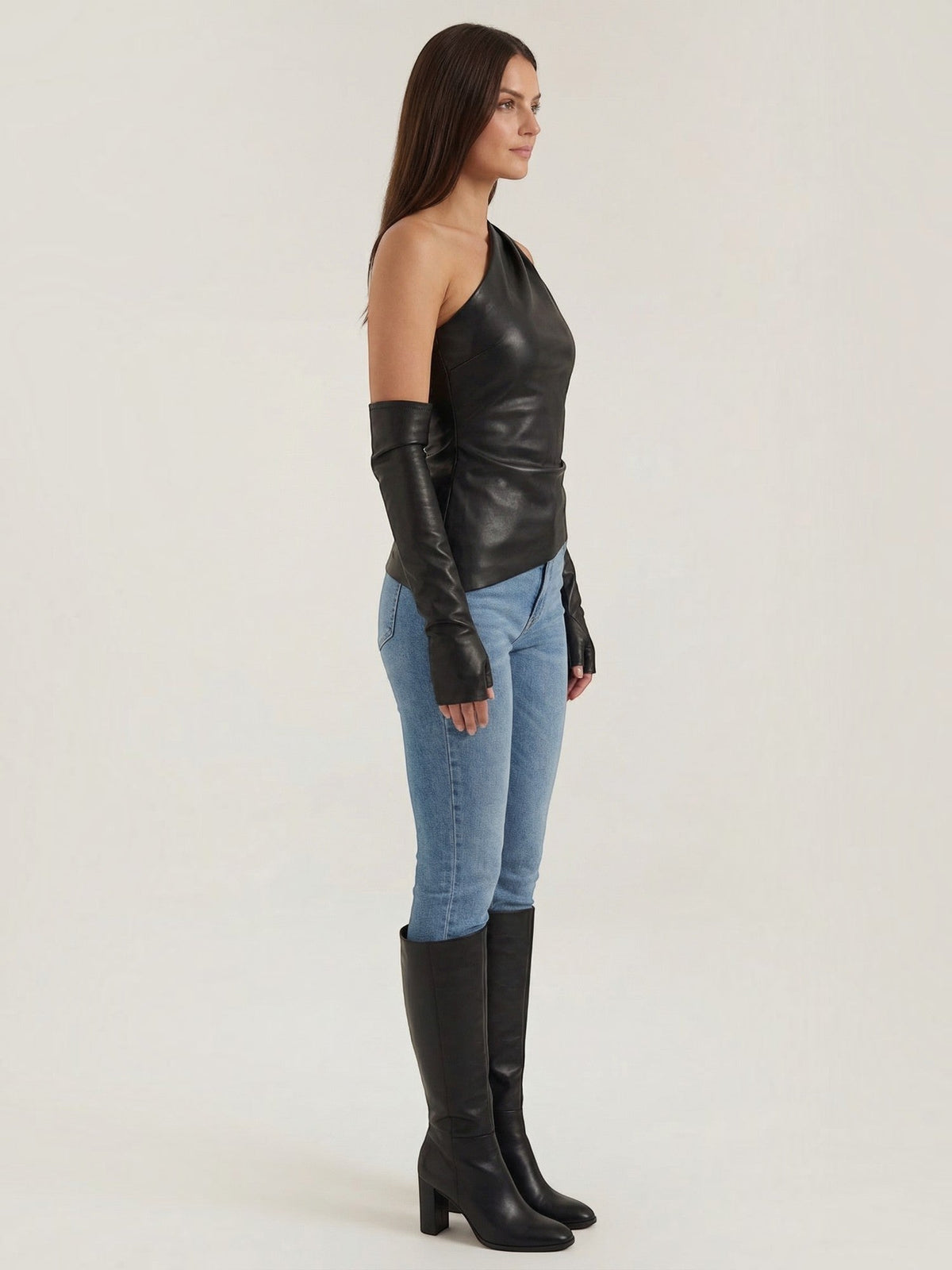 Ulyssa Top Asymétrique À Une Épaule