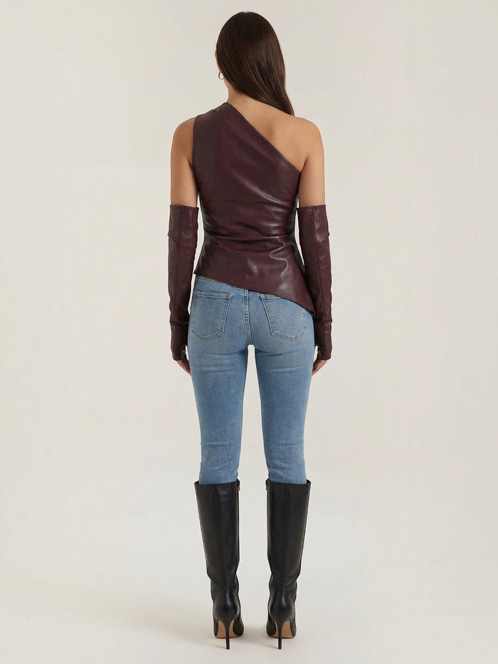 Ulyssa Top Asymétrique À Une Épaule