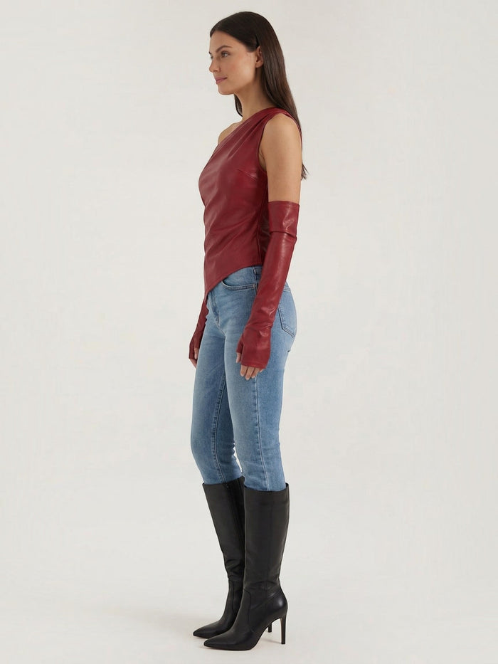 Ulyssa Top Asymétrique À Une Épaule