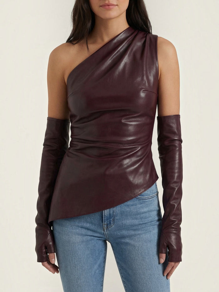 Ulyssa Top Asymétrique À Une Épaule