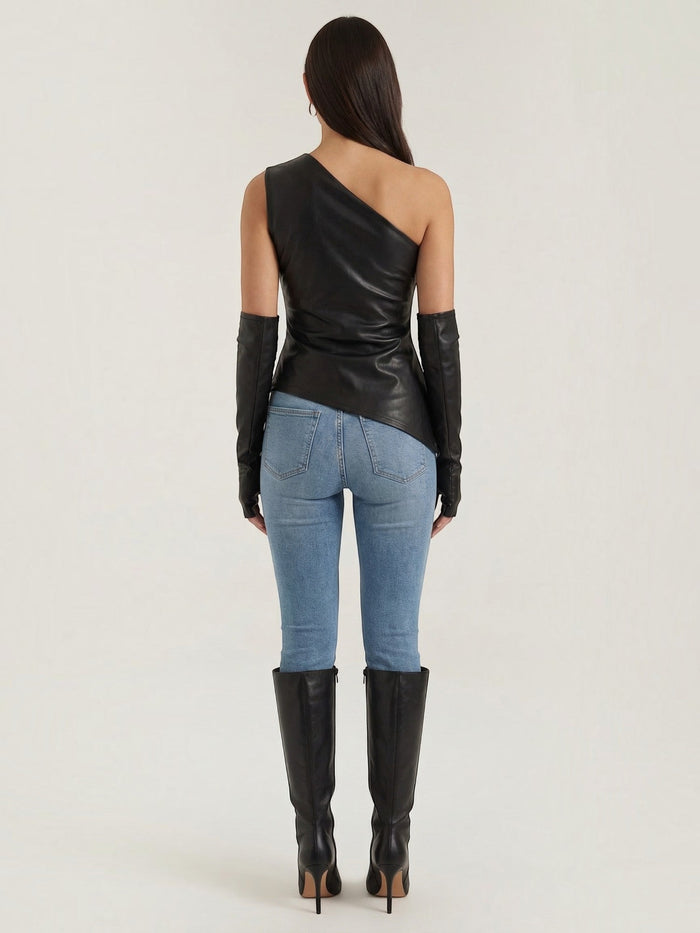 Ulyssa Top Asymétrique À Une Épaule
