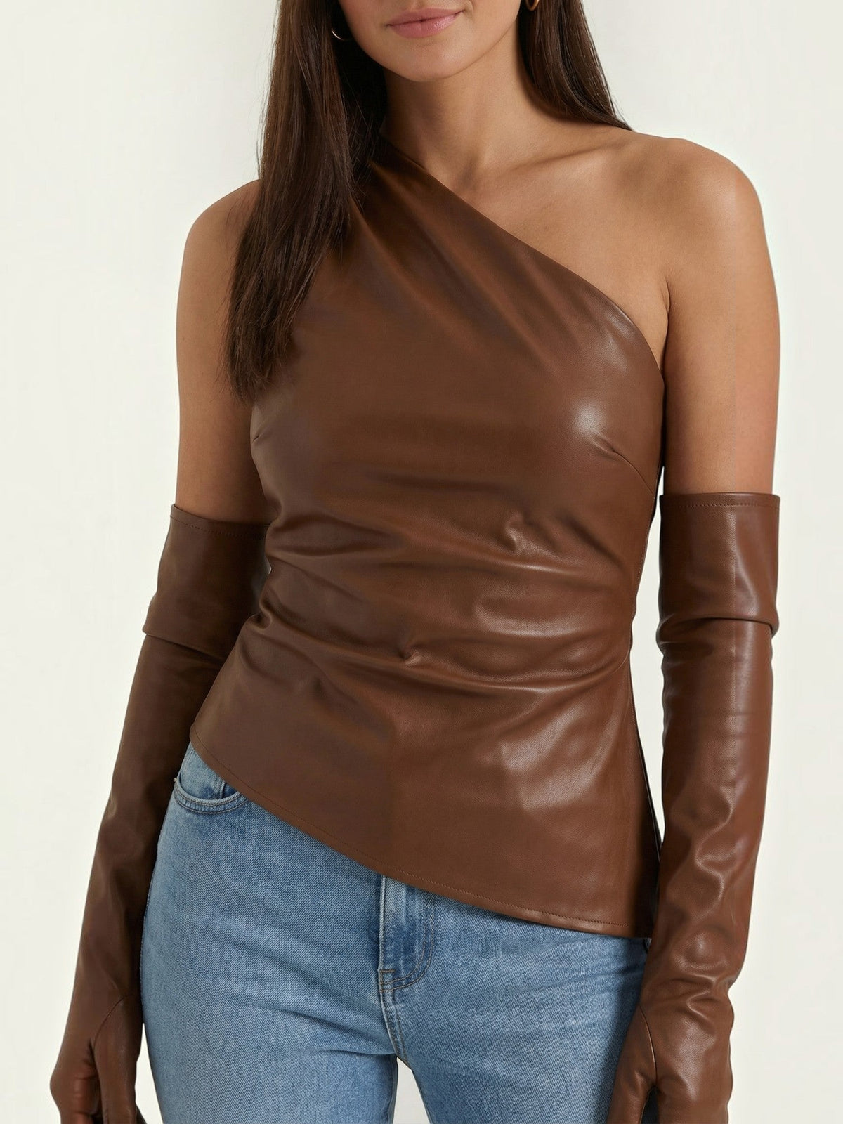 Ulyssa Top Asymétrique À Une Épaule