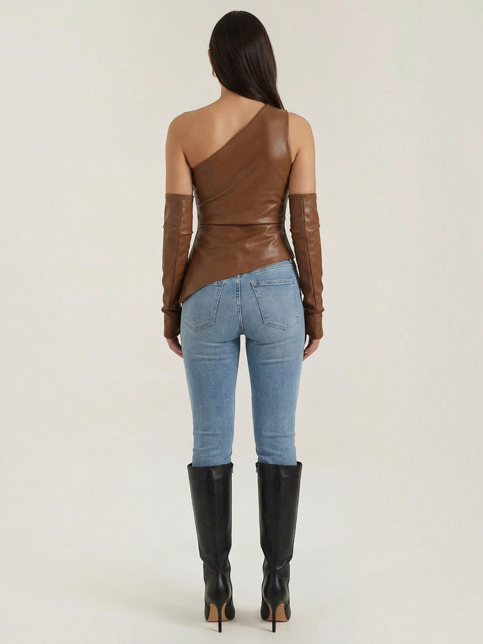 Ulyssa Top Asymétrique À Une Épaule