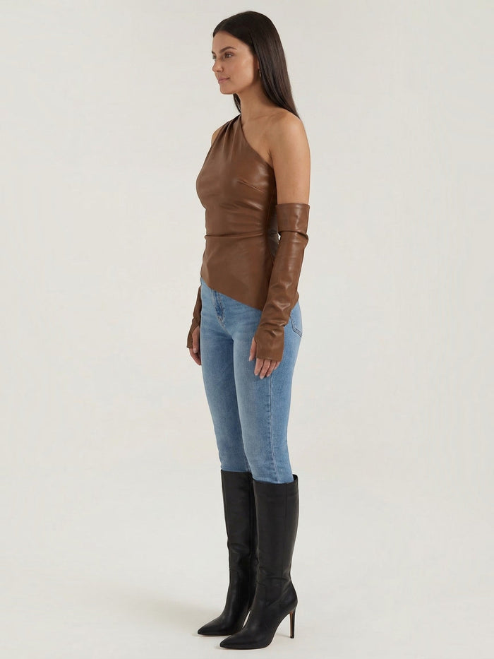 Ulyssa Top Asymétrique À Une Épaule