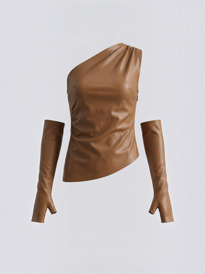 Ulyssa Top Asymétrique À Une Épaule