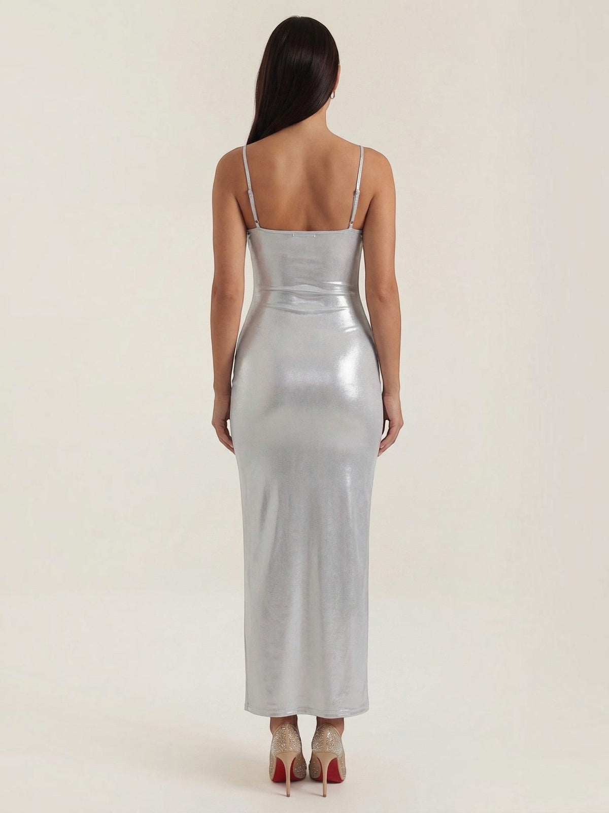Uma Robe Longue Près Du Corps