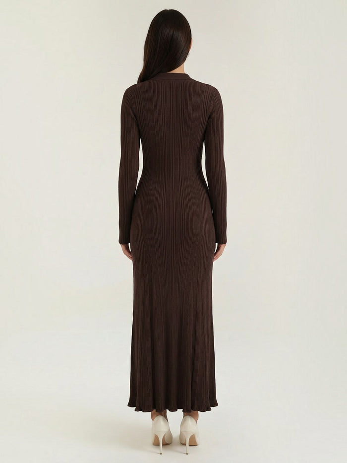 Veronica Robe Longue En Maille