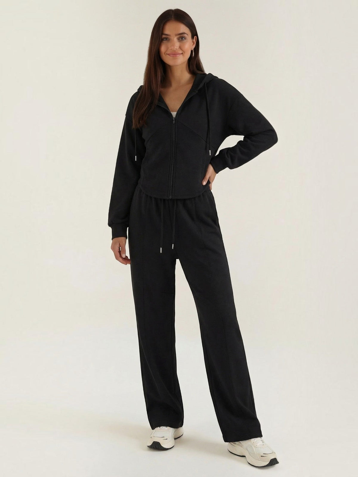 Yolanda Ensemble Sweat à Capuche Et Pantalon Large