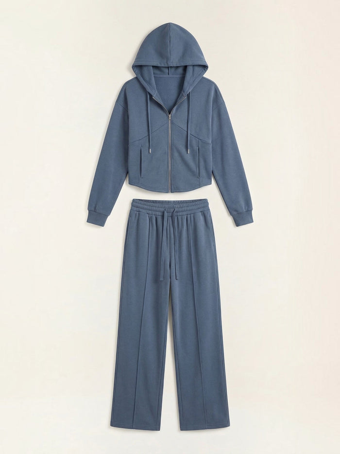 Yolanda Ensemble Sweat à Capuche Et Pantalon Large